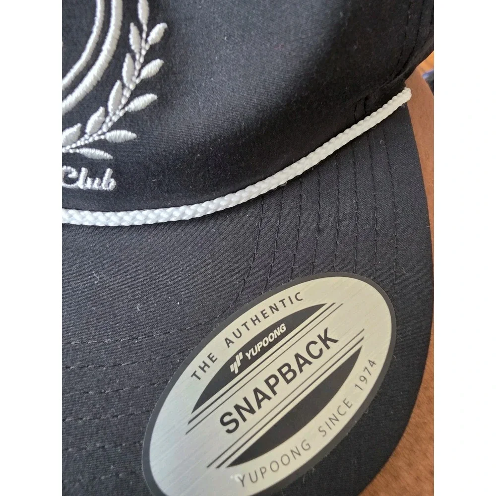 Travis Mathew Hat Cap Snap Back Mens Golf Navy Blue Country Club Local Favorite